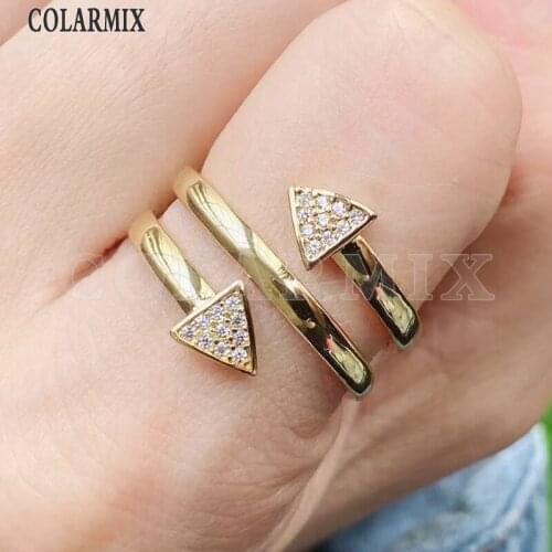 6Piece Mix shape Zircon rings fashion jewelry rings accessories jewels for women zircon jewelry party ring Zircon rings51660