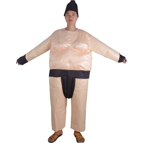 Sumo Costume Japan Wrestling Fat Suit Halloween Costume For Men Carnival Purim Party Fancy Dress Carnival Stage Clothing