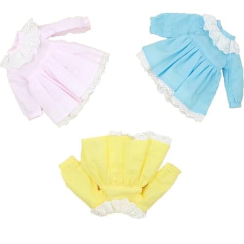 ICY DBS Blyth DollDBS Blyth icy 1/6 bjd clothes 30cm Highly Three color princess dress High Quality reborn girls Toy Gifts