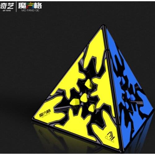 MoFangGe QiYi ABS Gear Magic Cube Speed 3x3x3 Pyramid 3x3 Strange-shape Professional Cubo Magico Education Puzzle Toy For Adult