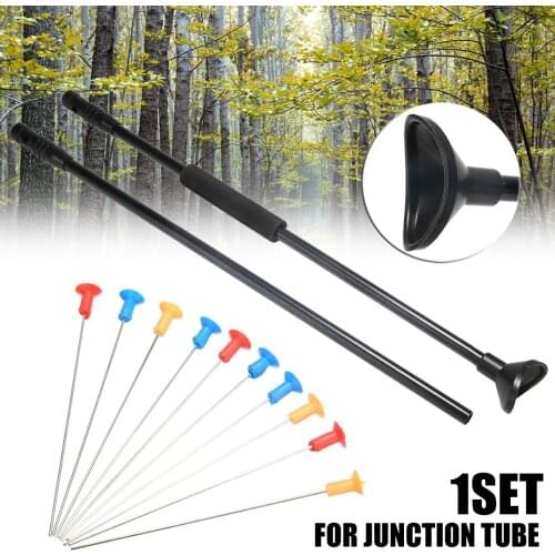 Blowgun with Junction Tube and Needles Comfort Grip Fit Hunting Darts Vital Capacity Exercise for Adult