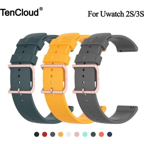 Replacement Band For Umidigi Uwatch 2S/3S Strap Bracelet For Umidigi Urun S Wristband Silicone Loop Belt Smart Watch Accessories