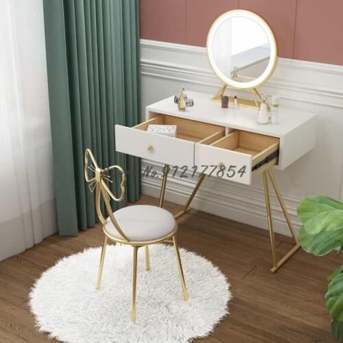 Butterfly chair girl princess bedroom makeup chair dressing table stool manicure back ins nordic net red chair