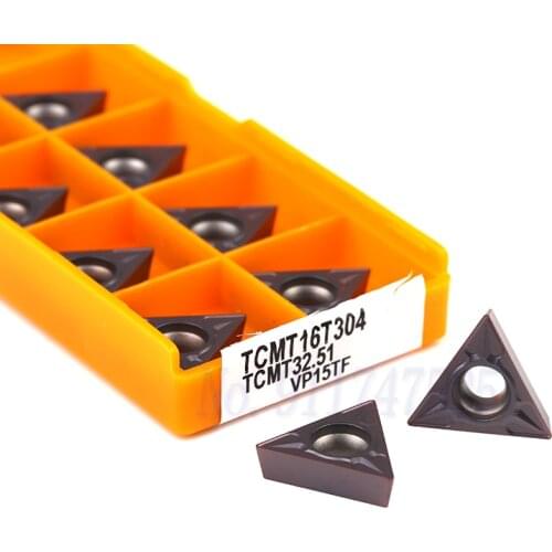 TCMT16T304 VP15TF UE6020 US735 Carbide inserts External Turning Tools Cutting Blades TCMT16T308 VP15TF CNC Lathe Turning Tools