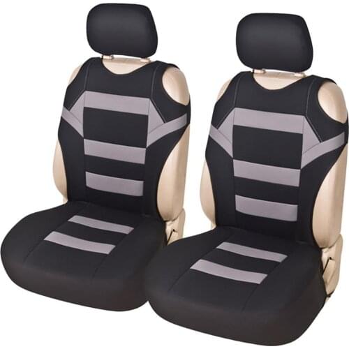 2pcs Universal Car Seat Covers-Front Seat Covers Mesh Sponge Interior Accessories T Shirt Design Styling Car Seat Protector