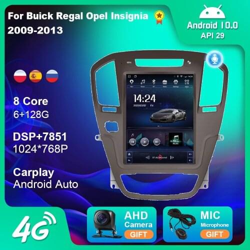 Tesla Vertical 9.7 Inch Screen for Opel Insignia Buick Regal 2009-2013 Android Car Radio Stereo Multimedia Player Audio for Cars