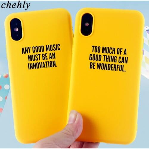 Funny Words Phone Case for iPhone 6s 7 8 11 Plus Pro X XS MAX XR Fashion Cases Soft Silicone Fitted TPU Back Accessories Covers