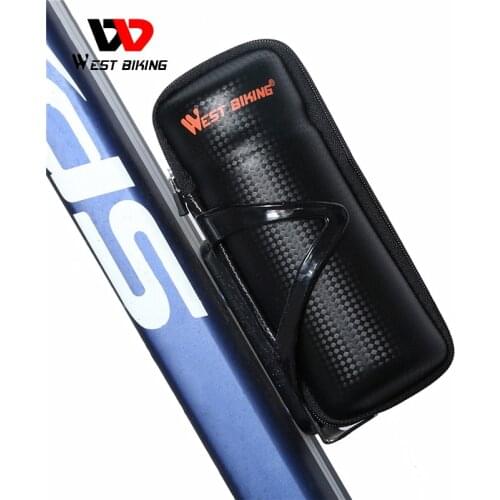 WEST BIKING Bike Tools Capsule Case Bicycle Accessories Repair Tools Kit Organizer Storage Riding Boxes Bottle Cycling Tool Bag