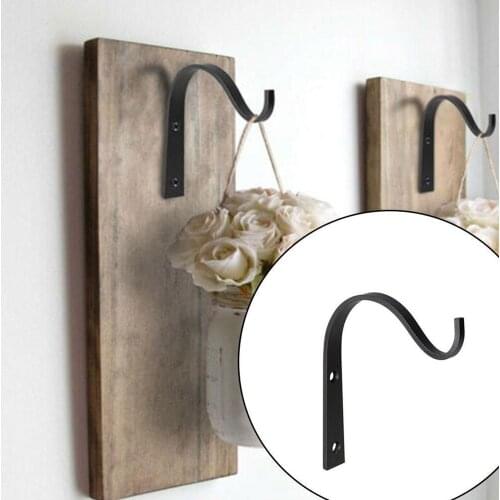 2Pcs Metal Hooks J-hook Vintage Wall Hanger Screw Hooks For Bathroom Kitchen Room Cloth Towel Rack Coat Hat Holder