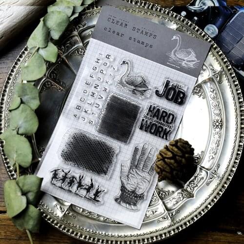 KLJUYP Clear Stamps Scrapbook Paper Craft Clear stamp scrapbooking 279