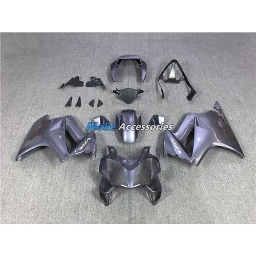 Motorcycle Fairings Kit Fit For Vfr800 2002 2003 2004 2005 2006 2007 2008 2009 2010 2011 2012 Bodywork Set NEW Silver Gray