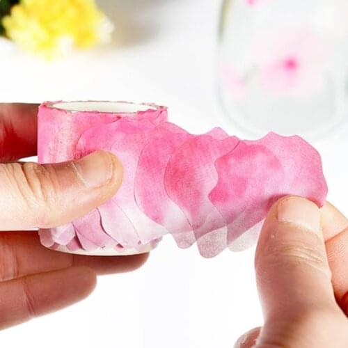 Cherry Blossom Washi Tape Petal Stickers Resin Jewelry Scrapbooking DIY Crafts