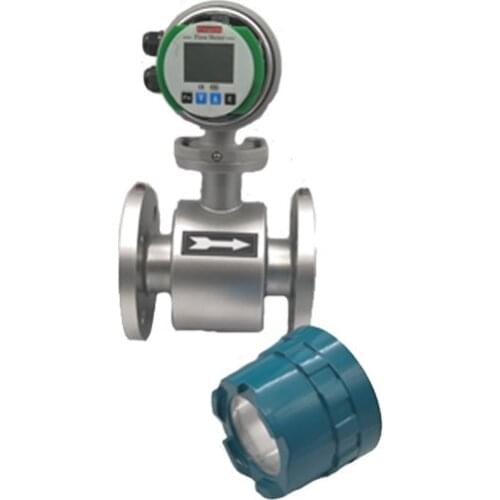 PTFE DN50mm Magnetic Flow Meters TEM82E Electromagnetic Water Flow Sensor