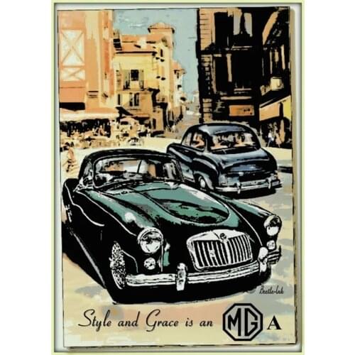 Modular Nordic Pictures Retro Canvas Racing Car Prints Painting Wall Artwork Posters Home For Living Room Decoration No Frame