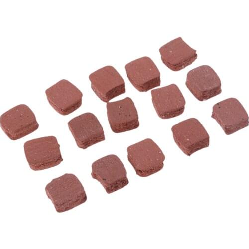 Set of 15pcs High Quality Clutch Pads for 2 Stroke Motorized Push Bike Bicycle 49-80cc 12 x 11 x 5 mm