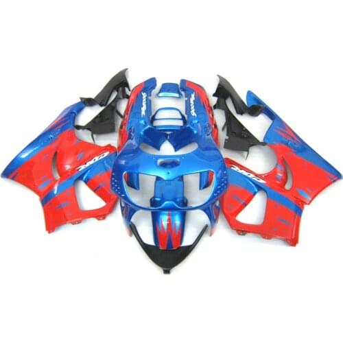 Customize Paint Fairings for HONDA CBR900RR 893 1996 1997 Red Blue Black fairing kit CBR893RR 96 97 XF35