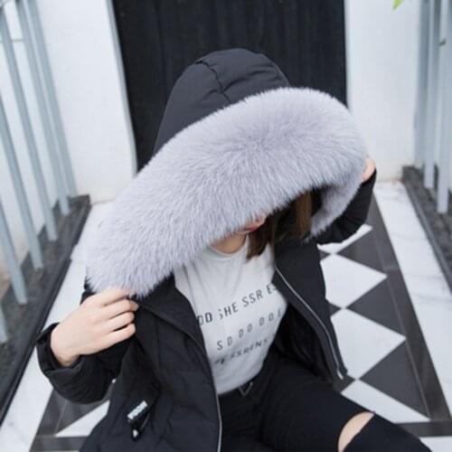 2019 New WomenS Leather Fur Collar Artificial Fox Fur Collar Multi-Color Shawl Collar Fur Female Fashion Autumn And Winter Warm