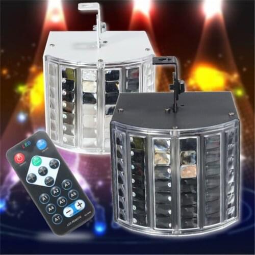 New 18W Mini Butterfly Stage Led Stage Lights Portable RGB Sound DJ Light Party Lights DMX512 Control Christmas Laser Projector