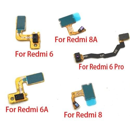 New light Proximity Sensor Flex Ribbon Connector Cable Replacement For Xiaomi Mi A2 lite Redmi 6A 8 8A 6 Pro / Redmi Note 8