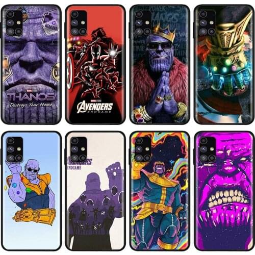 Marvel Thanos Infinity Gauntlet For Samsung Note 20 10 8 9 M02 M31 S M60S M40 M30 M21 M20 M10S F62 M01 Ultra Pro Plus Phone Case