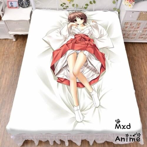 Japanese Anime Touhou Project Bed sheet Throw Blanket Bedding Coverlet Cosplay Gifts Flat Sheet