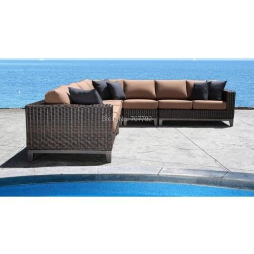 Modern Hotel furniture Rattan Sofa Luxury Living Room Furniture