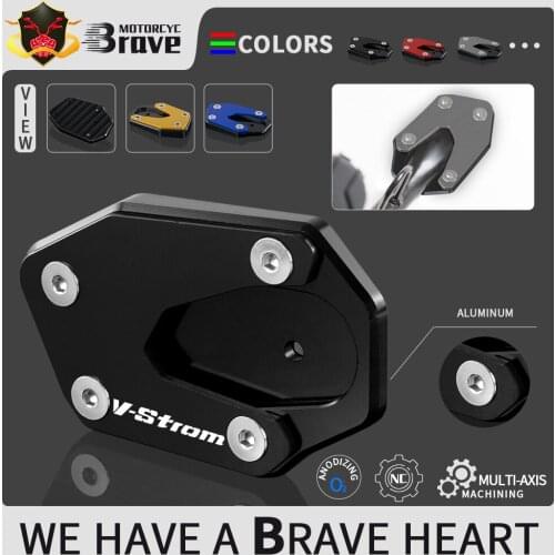 Motorcycle Side Stand enlarger plate For suzuki VStrom 1000 DL1000 1000XT 2014 - 2019 V Strom 1050 / XT 2019 2020 2021 1050XT