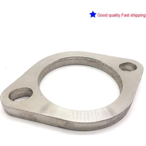 Exhaust Flange 2.5" Catback Exhaust 2 Blots Downpipe Muffler Cat Welda Universal