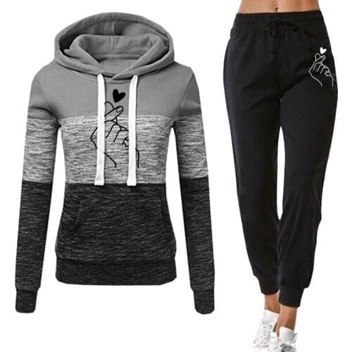 Two Piece Set Matching Sets Women Tracksuit Plus Size Clothing Jogging Femme Sets Womens Outfits