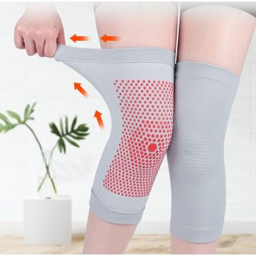 1 pair Self Heating Compression Knee Warmers Winter Thermal Sports Breathable Knee Sleeve for Arthritis Joint Pain Legs Protect