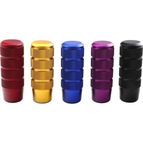 7 Color Universal Car Aluminum Manual Gear Shift Knob Stick Gearstick Manual Shifter Transmission Knob Lever F5K3