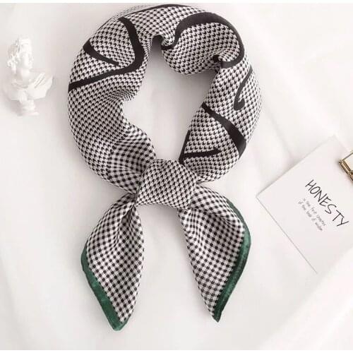 70*70cm Fashion Handkerchief Women Neck Scarf For Hair Small Shawls Wraps Cute Headband Square Head Scarfs For Ladies Dropship