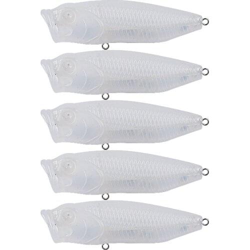 8cm 11.6g 50pcs Blank Nude Baits Crank Pencil Minnow Bait Unpainted Lure Bodies Fishing Bait