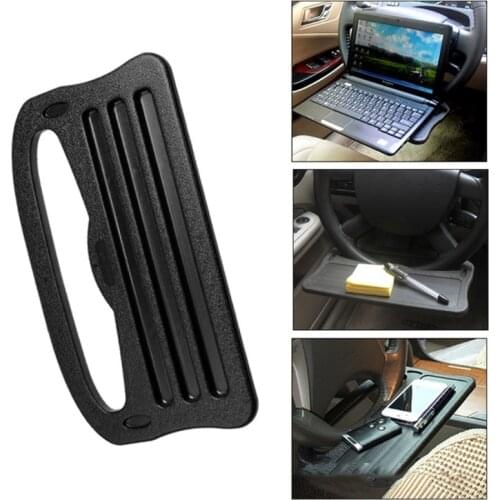 Auto Steering Wheel Desk Laptop Tablet Pad Car Traveling Table Food Eating Fits Most Vehicles Steering Wheels