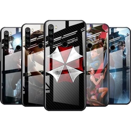Tempered Glass Cover Game Biohazard Umbrella For Xiaomi Redmi Note 10 10S 9T 9S 9 8T 8 7 Pro Max Phone Case