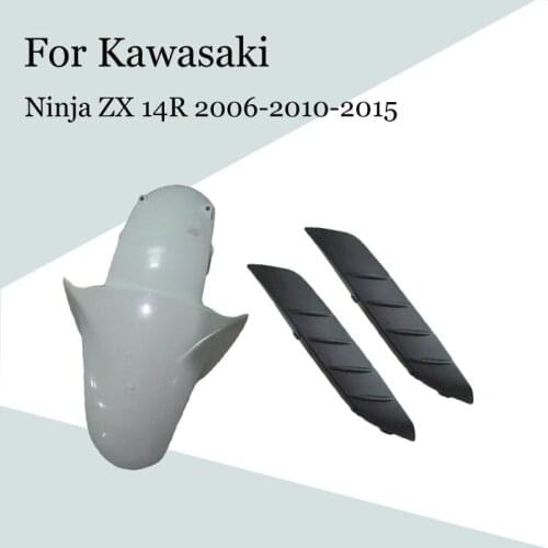 For Kawasaki Ninja ZX 14R 2006-2010-2015 Motorcycle Front Mudguard ABS Injection Fairing ZX-14R 06-15 Accessories
