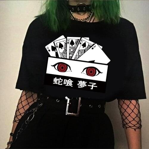 Harajuku Kakegurui Shirt Yumeko Jabami Anime Short Sleeve Unisex T-Shirt