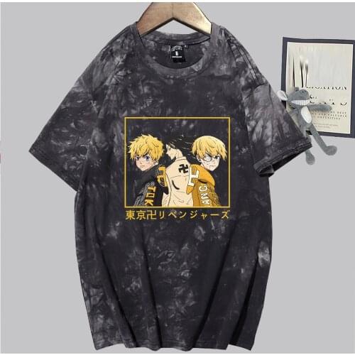 Tokyo Revengers Graphic Tees Cartoon T Shirt Harajuku Hot Japanese Anime Ulzzang Unisex T-shirt Male