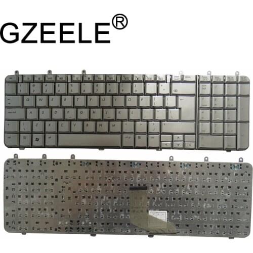 GZEELE English UI keyboard for HP DV7-1000 DV7-1100 DV7-1200 DV7-2000 DV7-1500 DV7T DV7Z silver keyboard