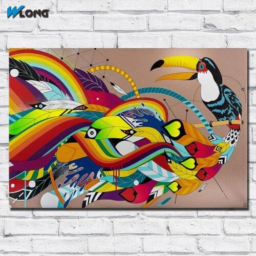 Large size Printing Oil Painting Summer is coming Wall Art canvas print pictures for living room and bedroom No Frame