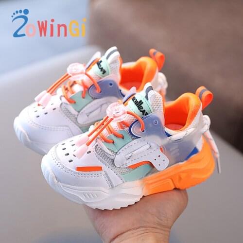 Size 21-30 Sneakers for Boys 2021 New Sport Shoes for Girls Lightweight Sneakers for Girls Breathable Sneakers jongens sneakers