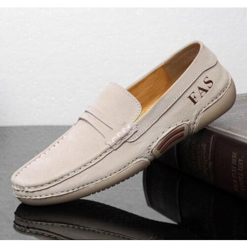 Brand Spring Hot Sell Moccasins Men Loafers High Quality Genuine Leather Shoes Men Flats Lightweight Driving Shoes 2021 New