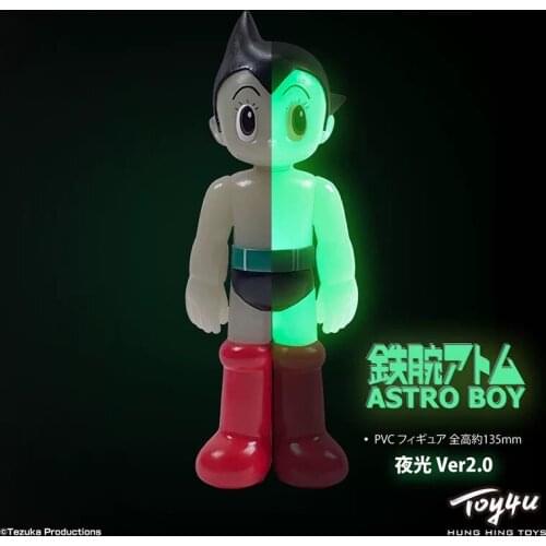 2021 New Hot 14cm Astro Bo Sale Pvc Astro Boy Action Figure Toys Luminous Version Fashion Collection Toy Model For Birthday Gift