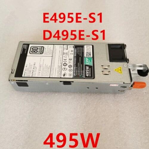 New PSU For Dell R730 R630 730XD R530 T630 495W Power Supply GRTNK 9338D 2FR04 D495E-S1 E495E-S1