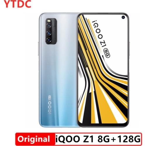 Original Vivo iQOO Z1 5G 8GB 128GB MediaTek 1000 Plus Mobile Phone Celular 4500mAh 44W Charging 144Hz Refresh Rate Cell phone