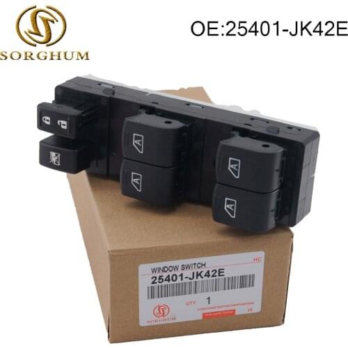 Front Side Master Power Window Switch 25401-JK42E For Infiniti G35 G37 2007-2008