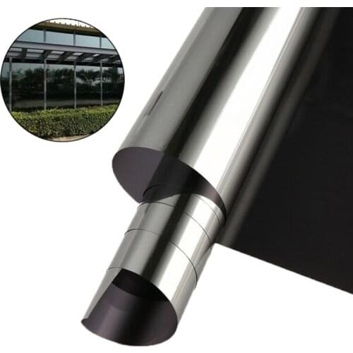 40CM*2M Window Privacy Film Black Casement Glass Sunscreen Anti-UV Building Insulation Paste Window Stickers