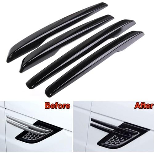 ABS Strip Car Side Air Intake Vent Grille Grill Fender Wing For 2014-2015 Land Rover Range Rover Sport Car Styling