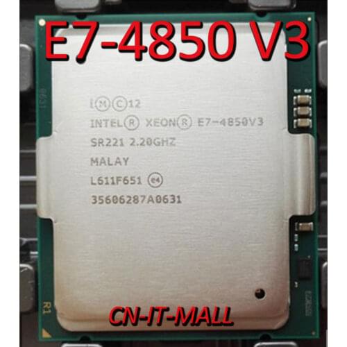 Intel Xeon E7-4850 V3 CPU 2.2GHz 35M 14 Core 28 Threads LGA2011 Processor