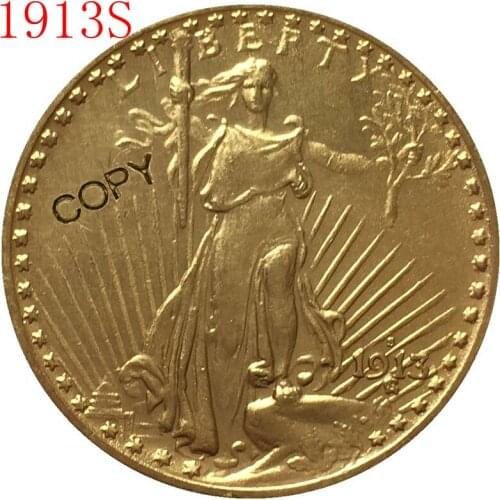 USA 1913-S $20 St. Gaudens Coin Copy